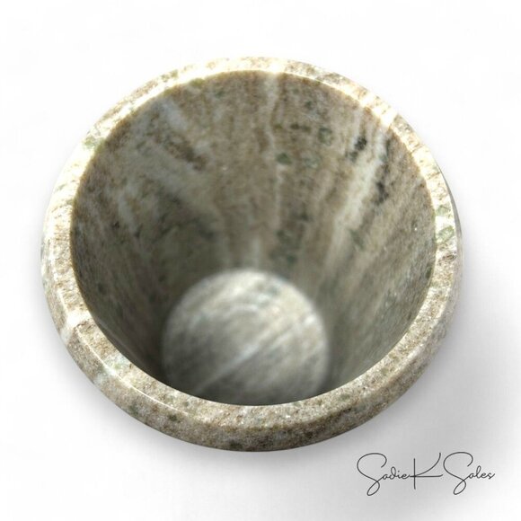 Hearth & Hand Magnolia Marble Utensil Storage Warm Beige Gray - Target Fall 2024 - Picture 5 of 8